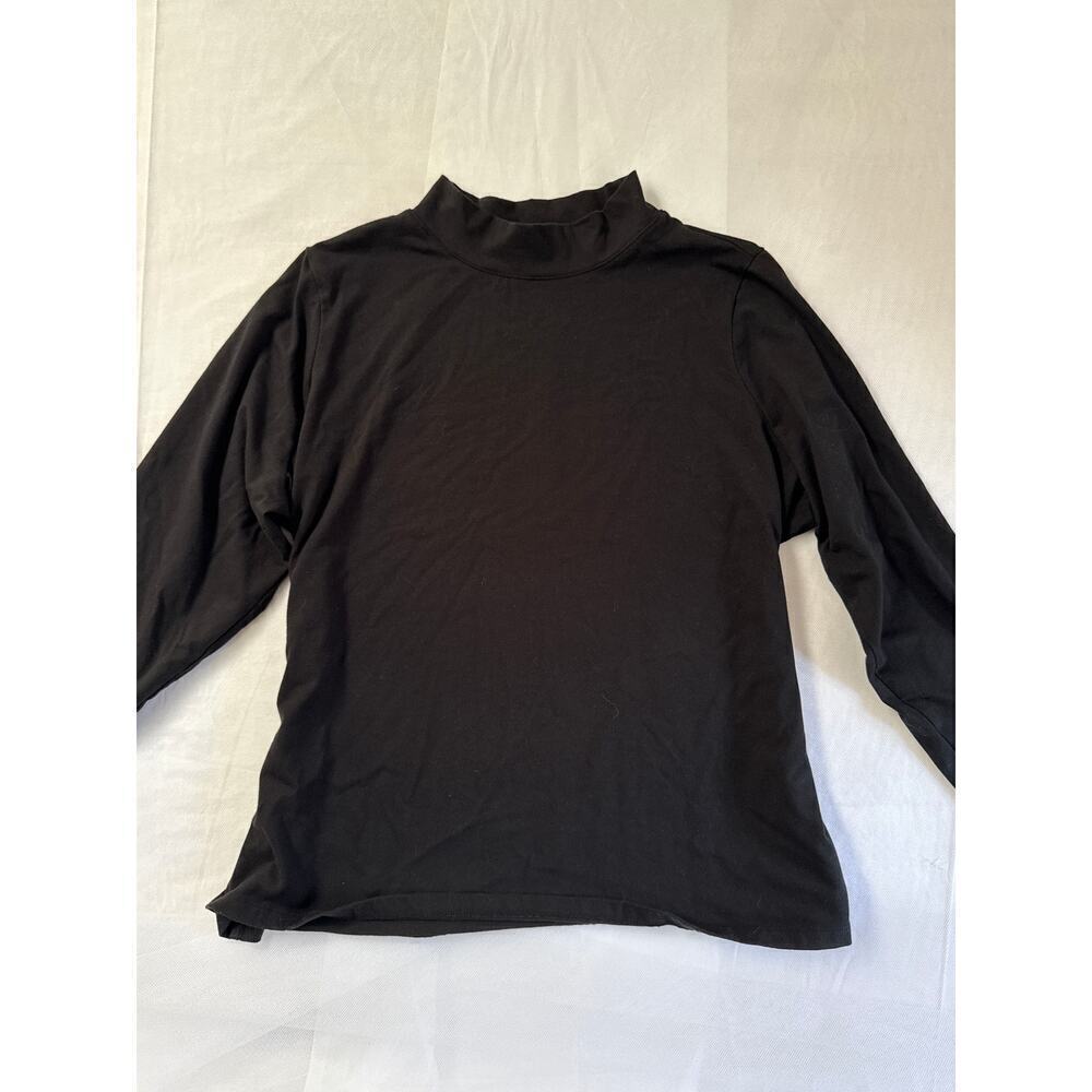 Women’s d&Co Essentials Black Turtleneck Long Sleeve Sz 2X